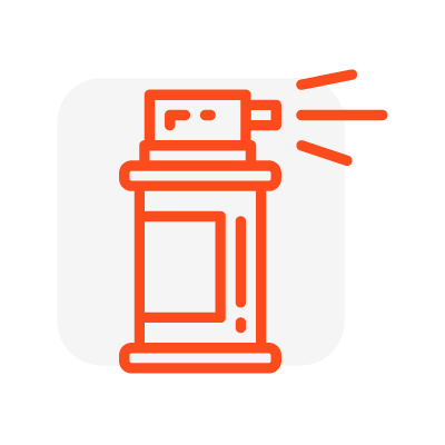 Protective spray icon